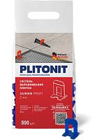 Система выравнивания плитки PLITONIT  зажим SVP-PROFI, 2 мм, 500 шт. в пакете